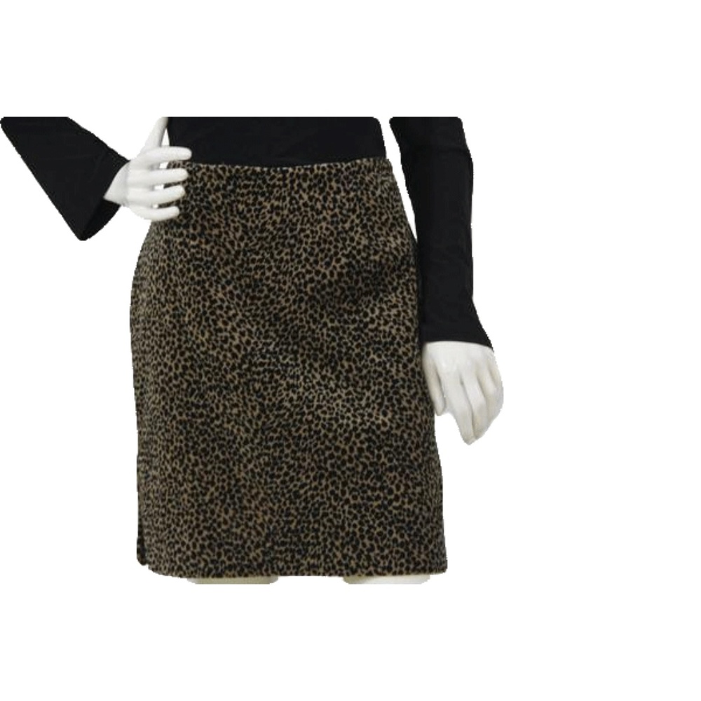 Bad Womens Animal Print Skirt Sz M (SKU 000105)